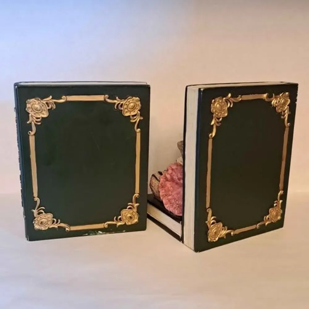 Set of 2 vintage bookends cute bears heavy